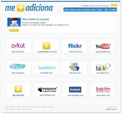 Veja o perfil de demonstração Veja o perfil de demonstração